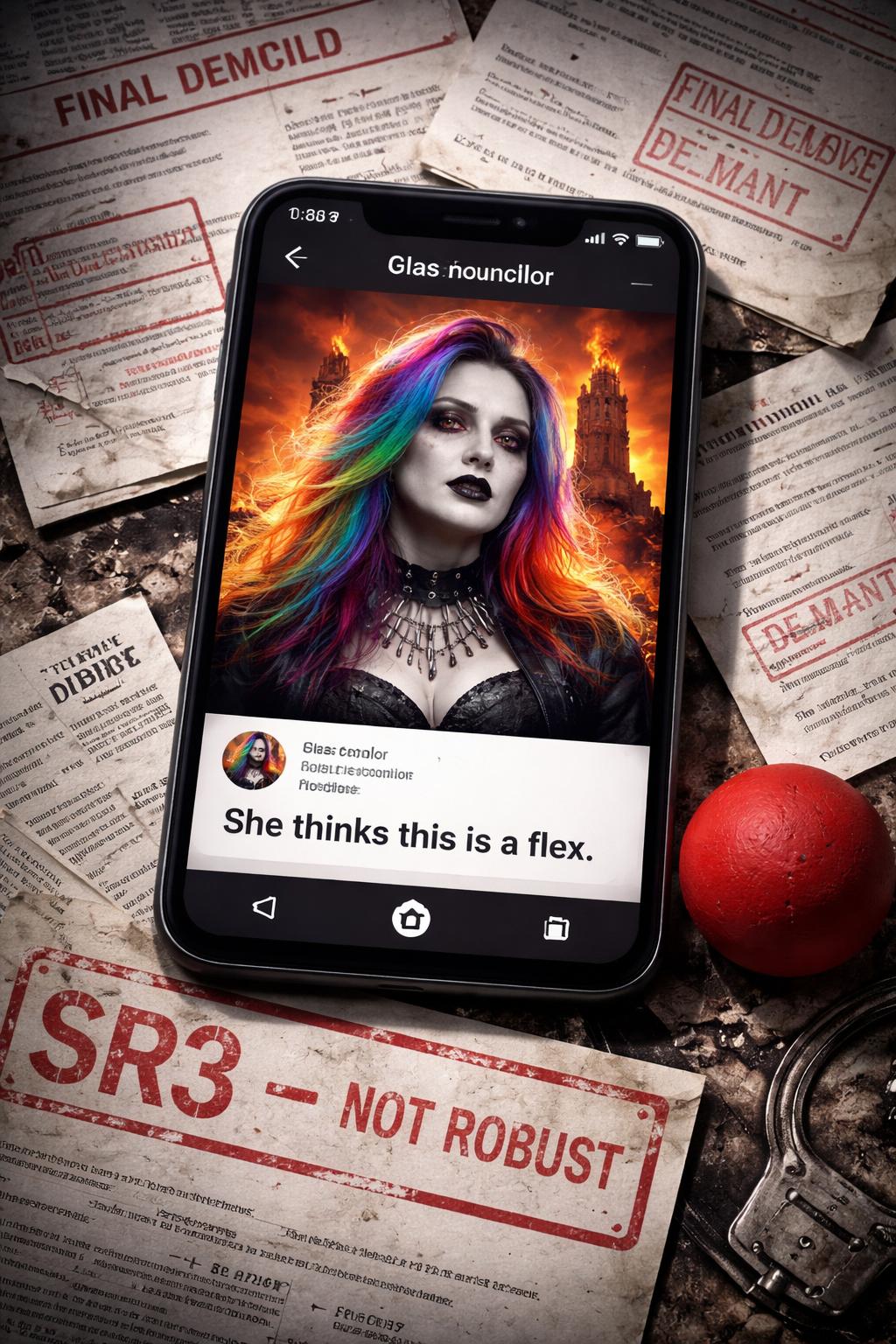 SR3 Not Robust — She thinks this is a flex