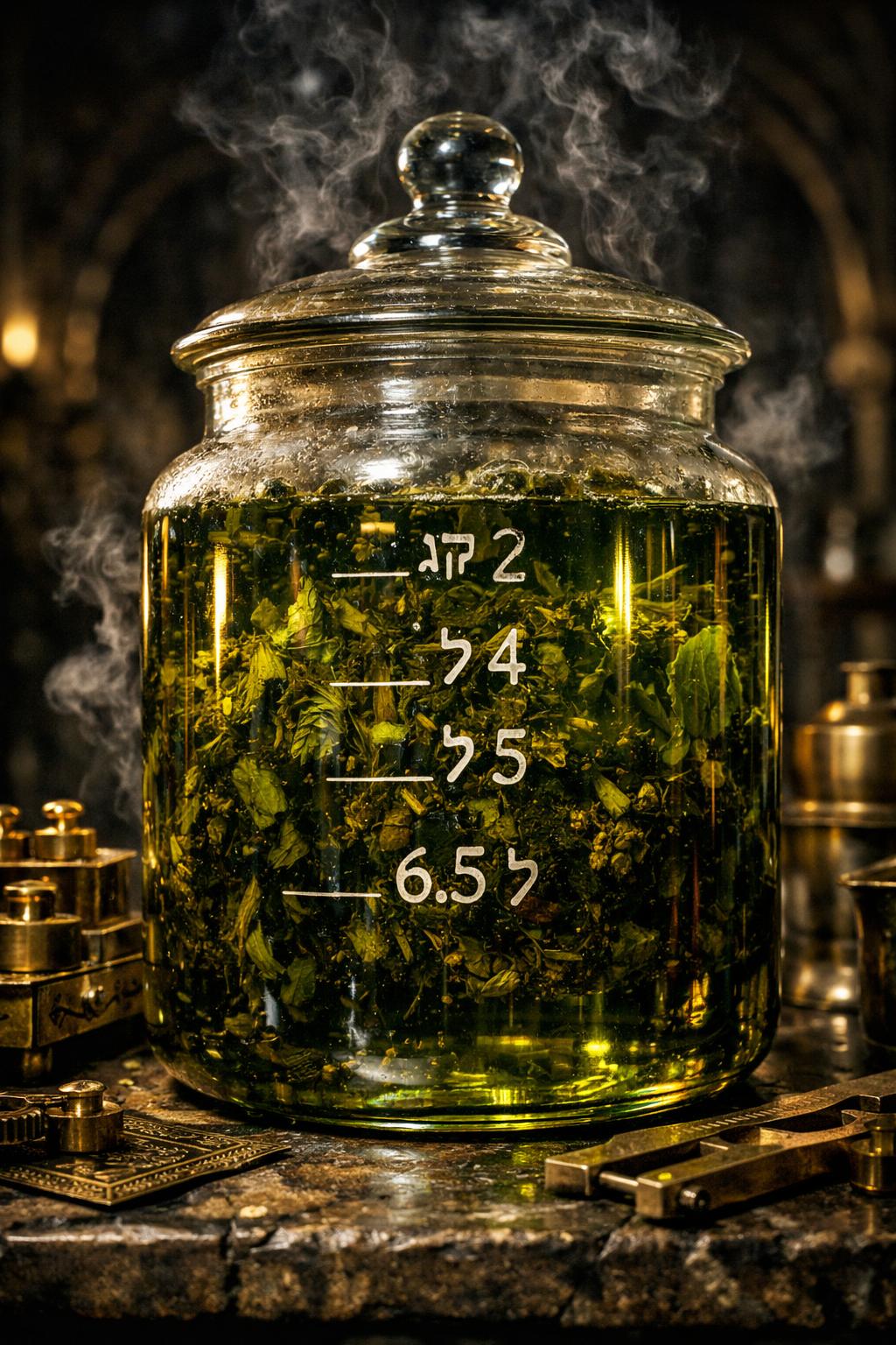 The Infusion — 2kg cannabis · 6.5 litres olive oil