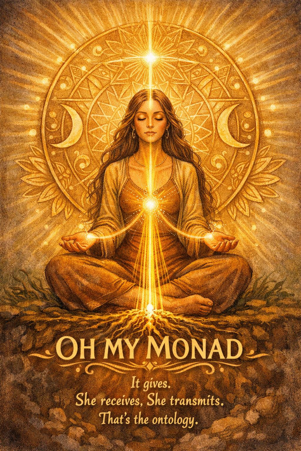 Oh My Monad — It gives. She receives. She transmits.