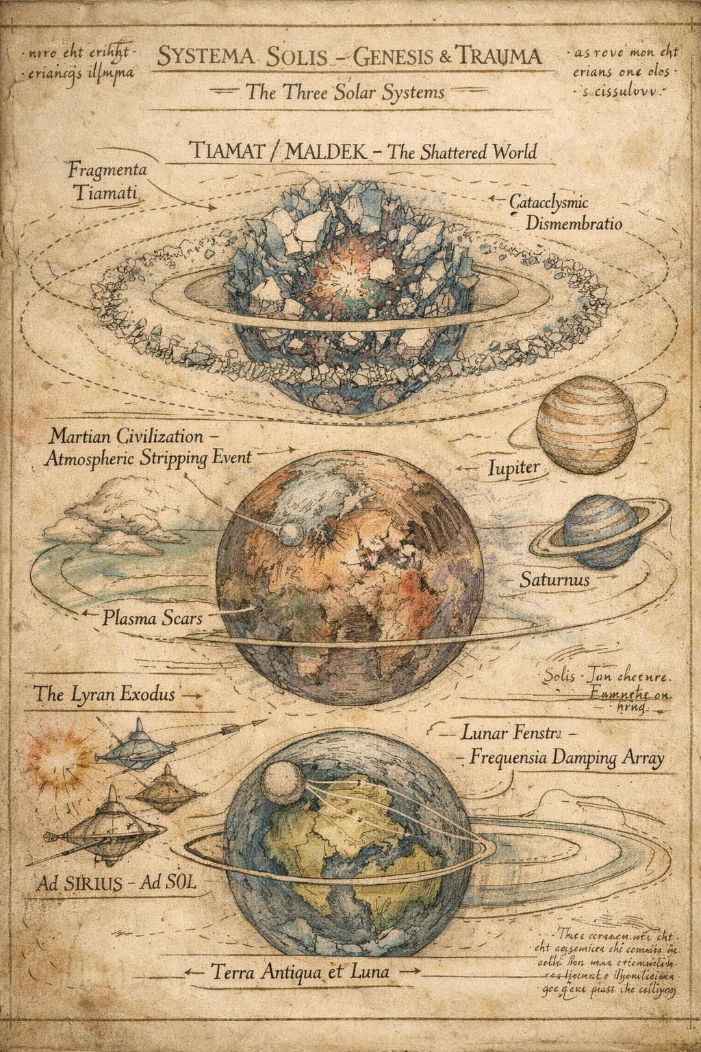 Tiamat / Maldek — The Shattered World