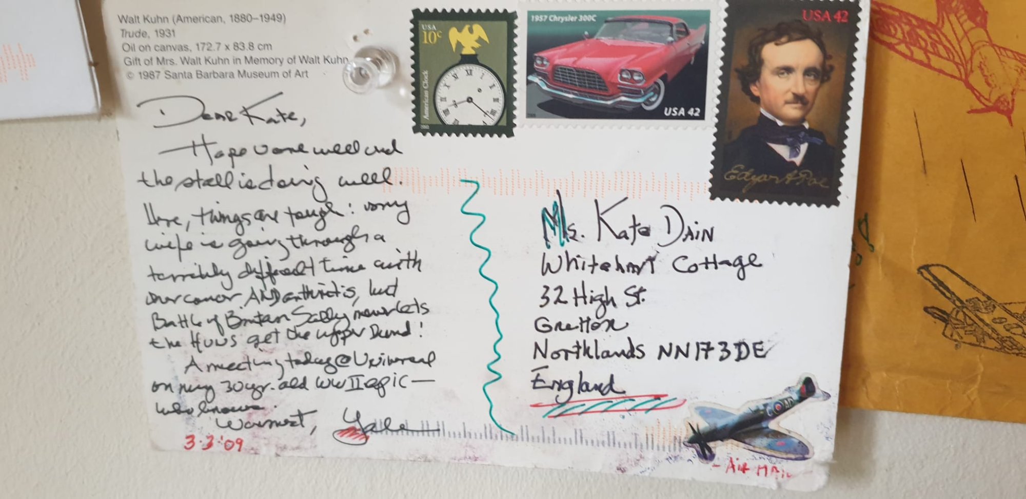 Postcard, March 2009